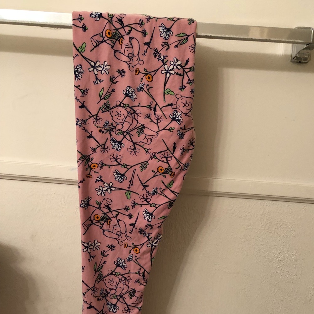 Lularoe OS Disney Pooh bear leggings UNICORN